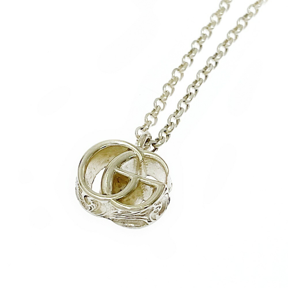 Gucci Silver Interlocking Necklace - image 4
